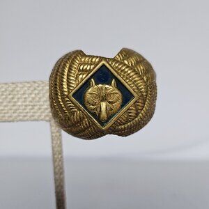 Vintage BSA | Cub Scouts Wolf Neckerchief Slide | 1960s Scarf Clip